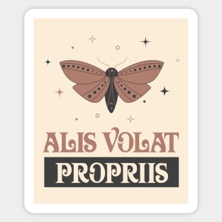 Alis Volat Propriis -  Fly with your own wings Sticker